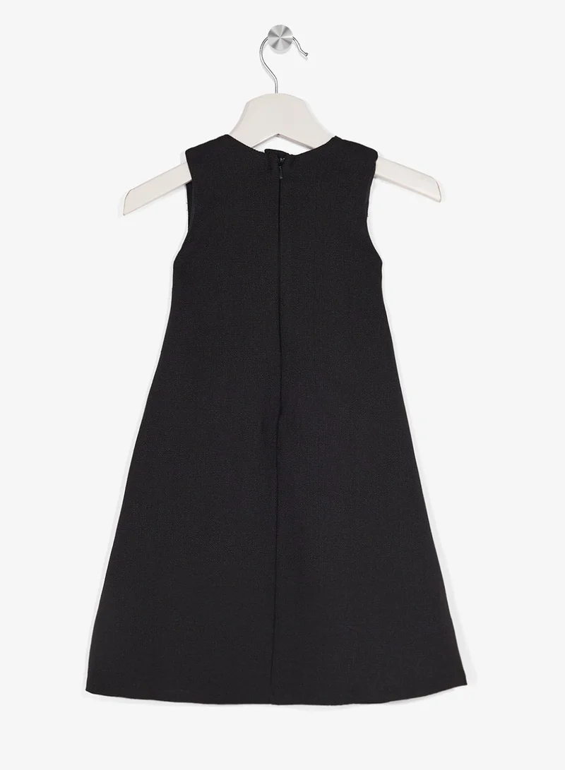 Little Golden Apple Little A Line With Ribbon Dress